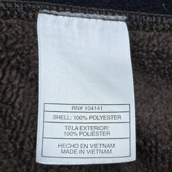 Vintage Nike ACG Sweater Mens Medium Brown Therma Fit 1/4 Zip Long Sleeve Hiking - Picture 5 of 11